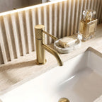 Fürdőszobai Csaptelep Rea Lungo Diamond Brush Gold 1