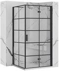 Zuhanykabin Rea Molier Black 90x80 1