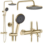 Zuhanyszett Rea Lungo Stripe Brush Gold 1