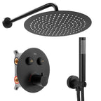 Rejtett Zuhanyszett Rea LUNGO Black Matt BOX 1