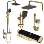 Zuhanyszett Termosztátos REA ROB Gold Brush 1