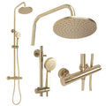 Zuhanyszett Termosztátos Rea PAROT BRUSHED GOLD 1
