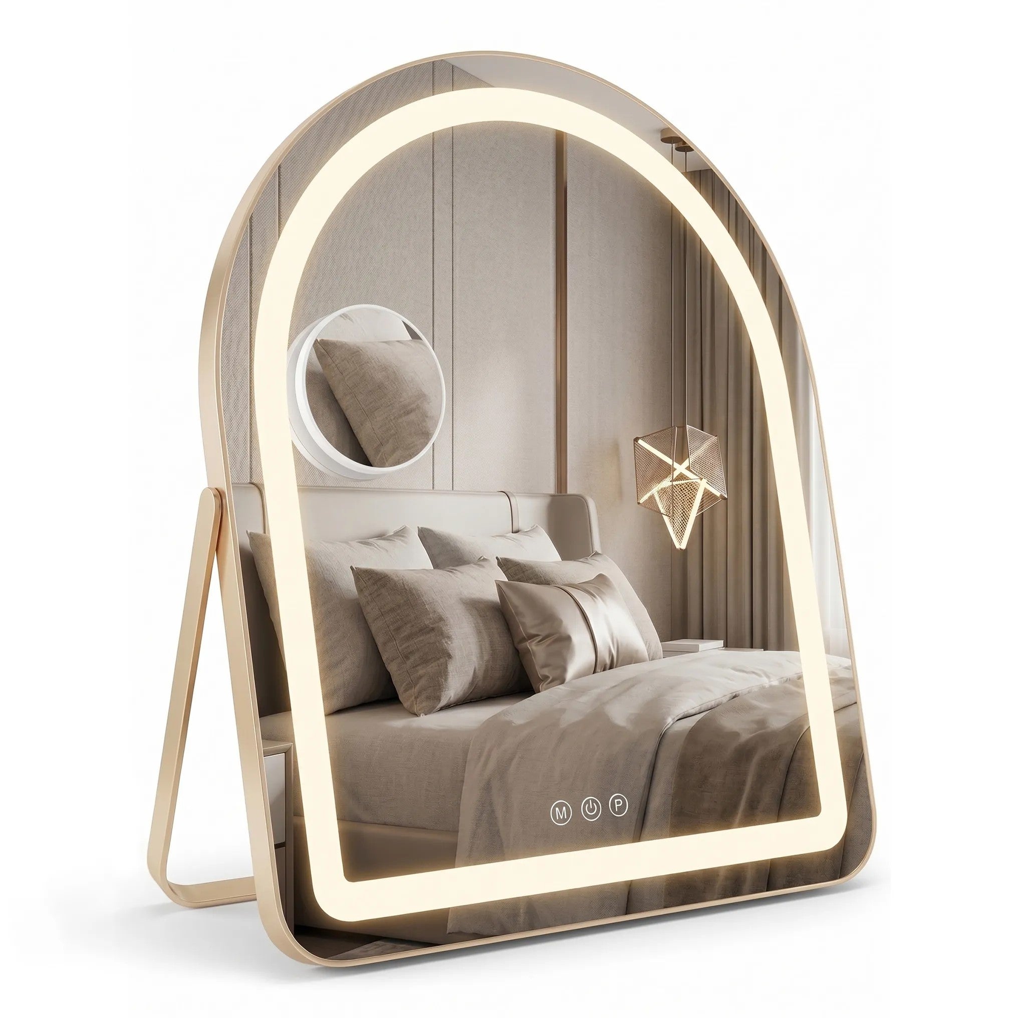 LED Tükör GLAM L.Gold 40x45cm 1