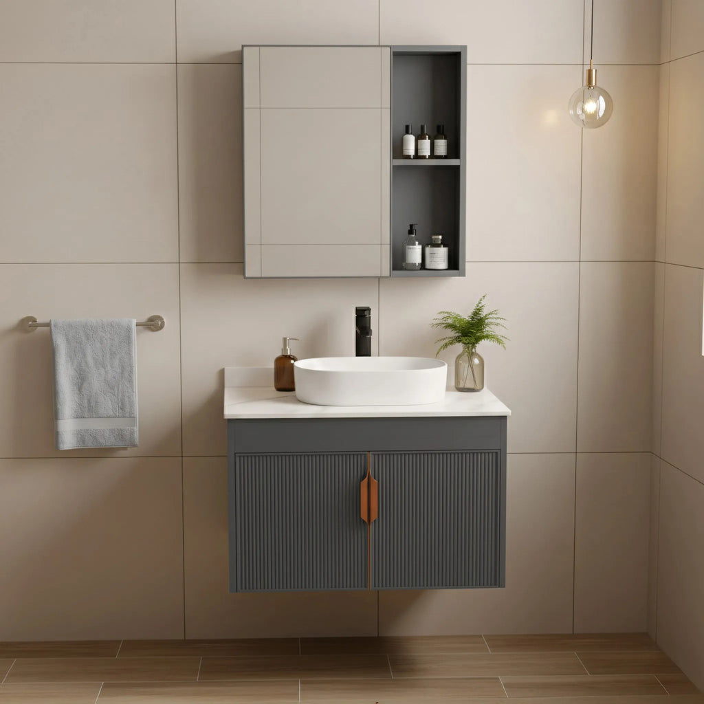 Fürdőszobabútor Szett Pulttal Modo 60cm Grey 1