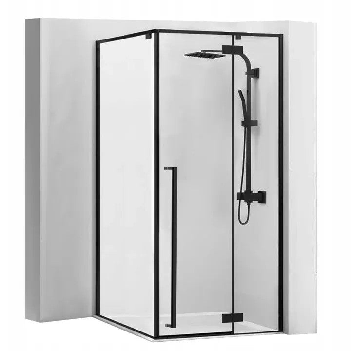 Zuhanykabin Fargo 90x90 Black Mat Zuhanytálca Nélkül 1