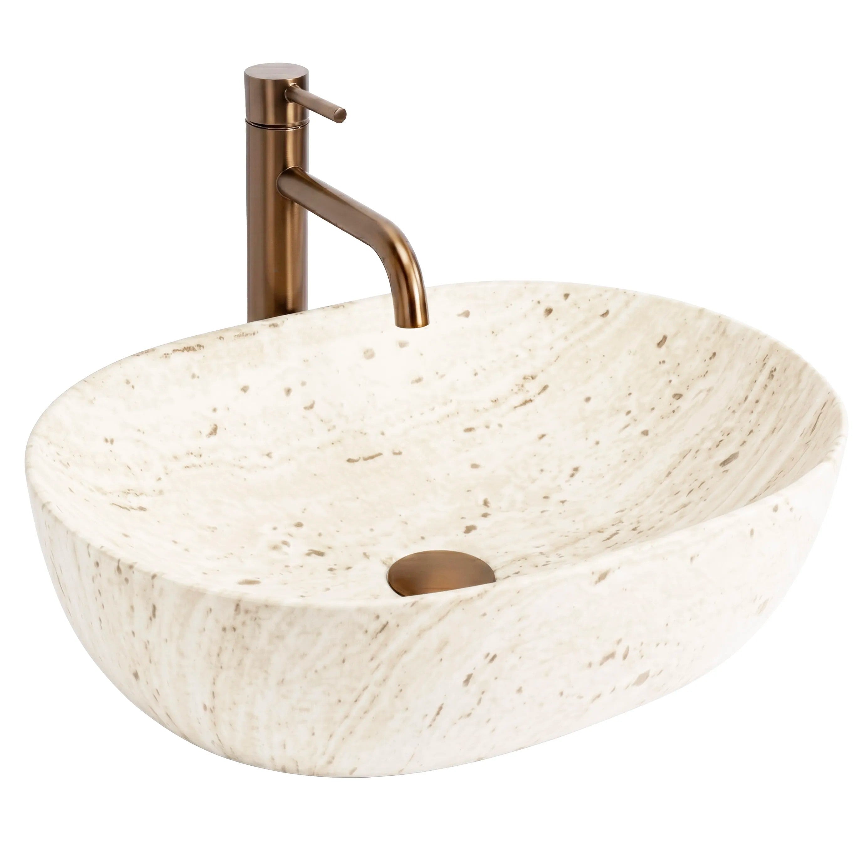 Pultos Mosdó Rea Amelia Travertine Classic 48 1
