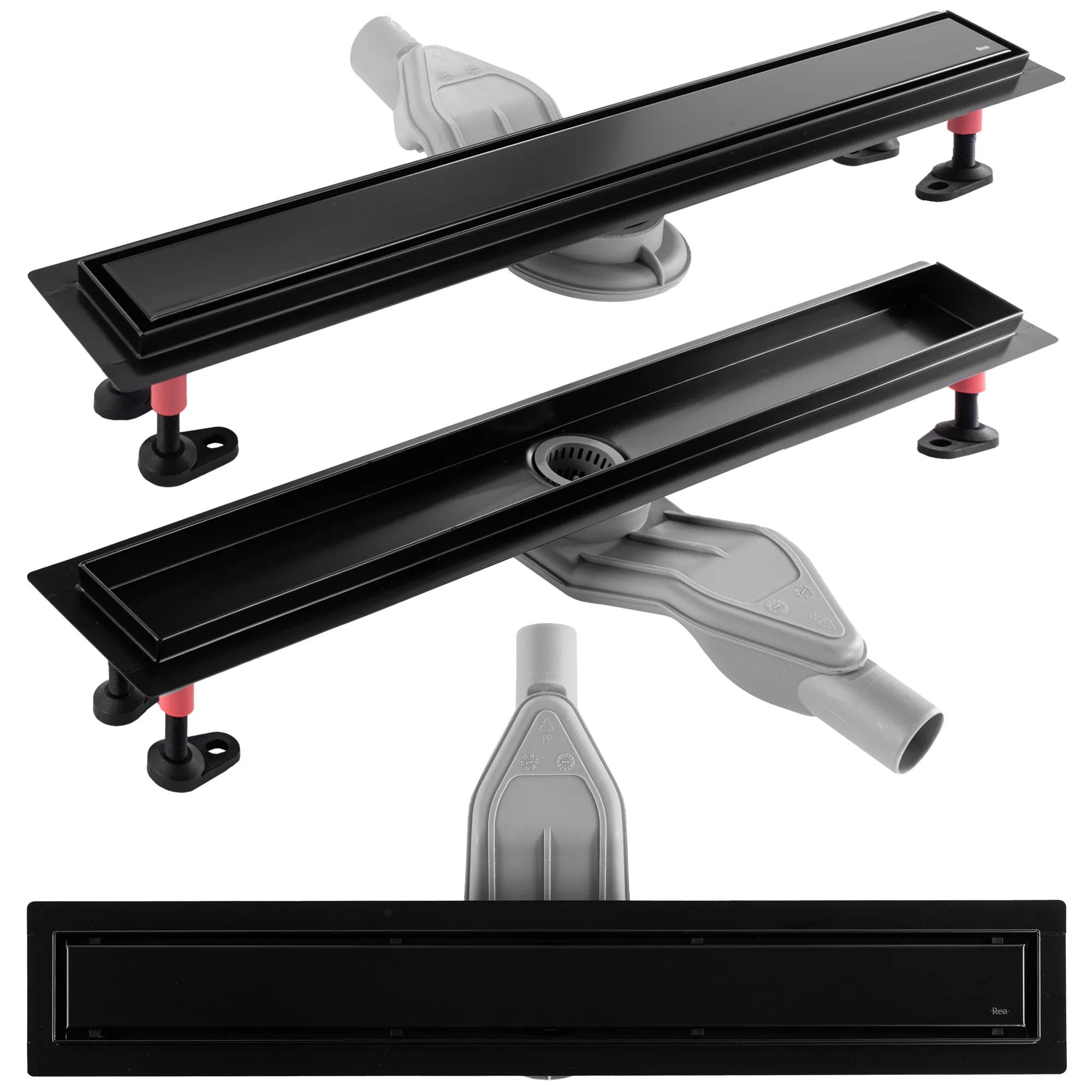 Zuhanylefolyó REA Neox Superflow Black 60 1