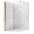 Zuhanyfal Rea Flexi Transparent / Brush Gold 100 1