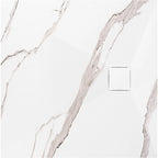 Zuhanytálca Magnum CARRARA WHITE 90x90 1