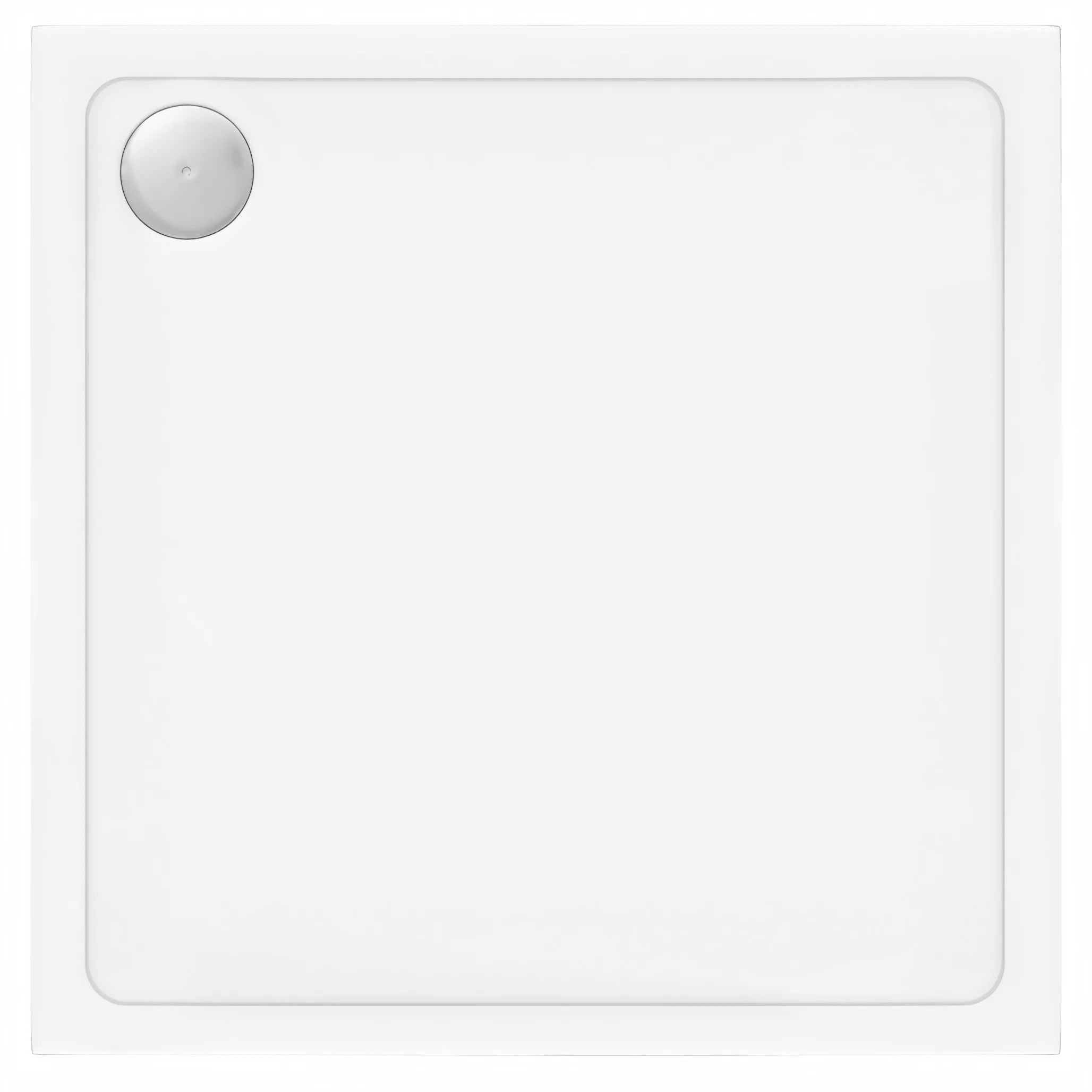 Zuhanytálca Savoy White 90x90 Szálcsiszolt Réz Fedél 1