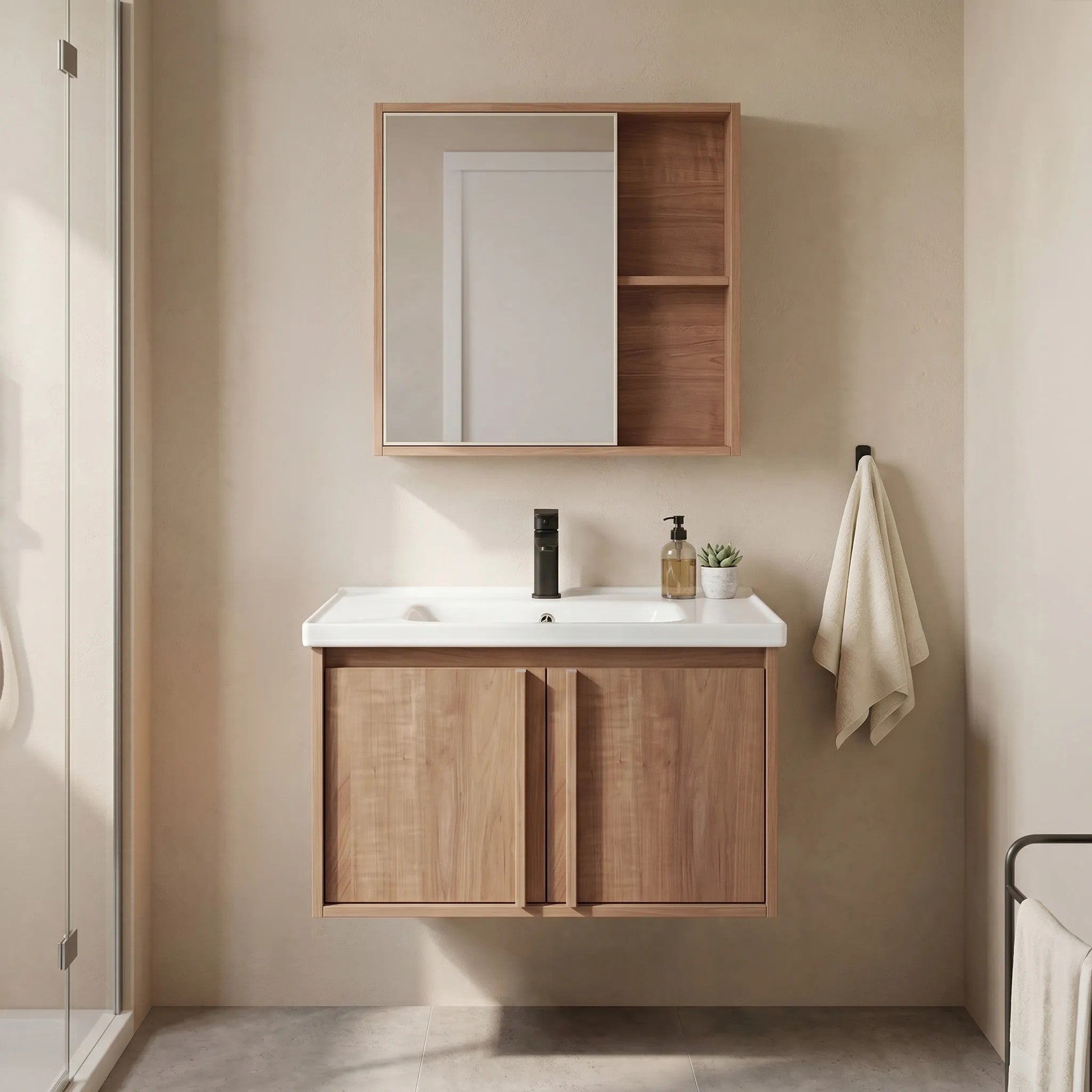 Fürdőszobabútor Szett Mosdóval Gama T25023 HHL 60CM 1