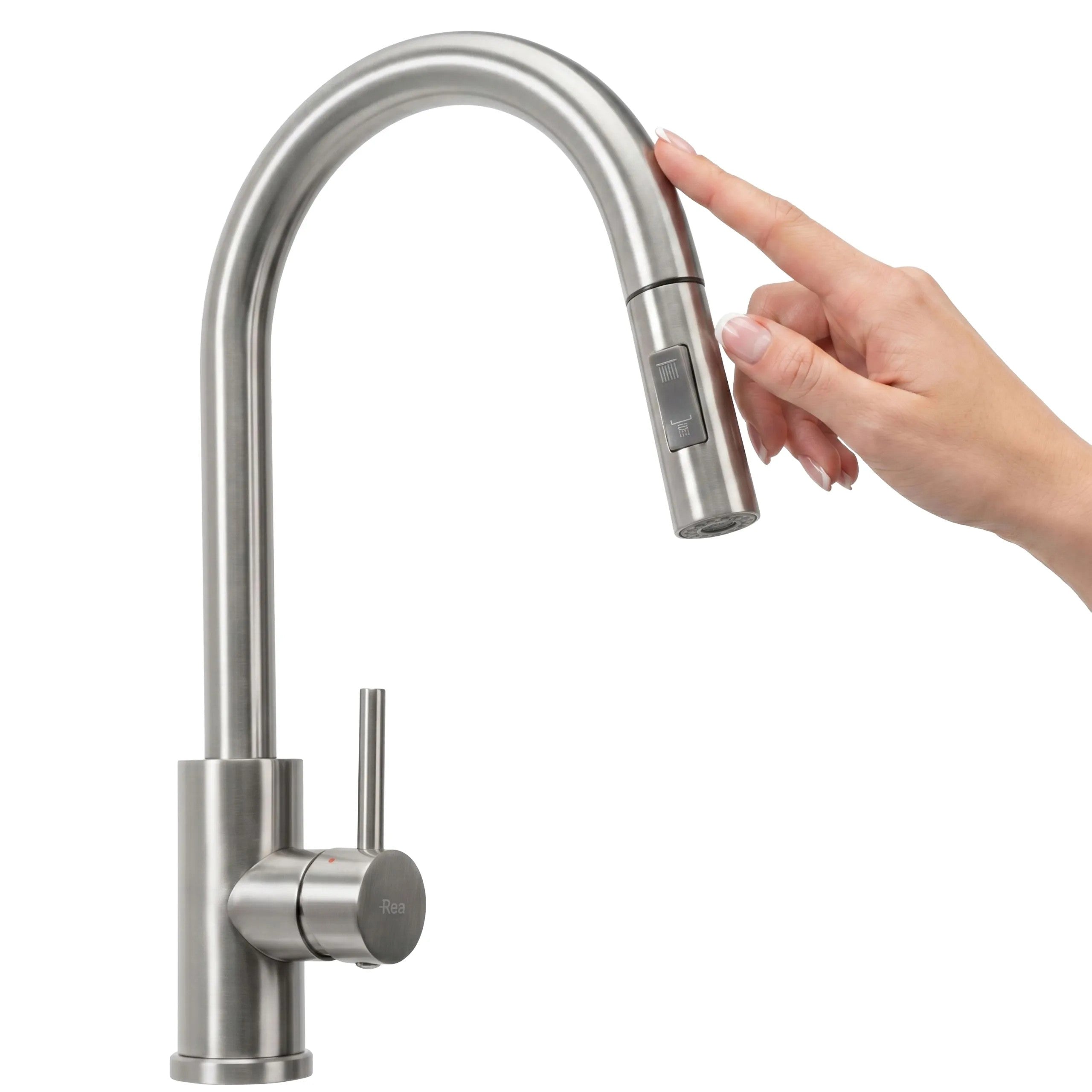 Konyhai Csaptelep Rea Fresh Touch Brush Nickel 1