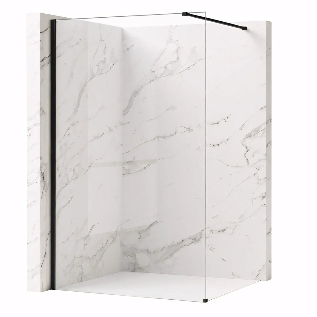 Zuhanyfal Rea Flexi Transparent / Black 70 1
