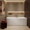 Fürdőkád WENUS RIGHT 170 Fehér Dugófedél 1