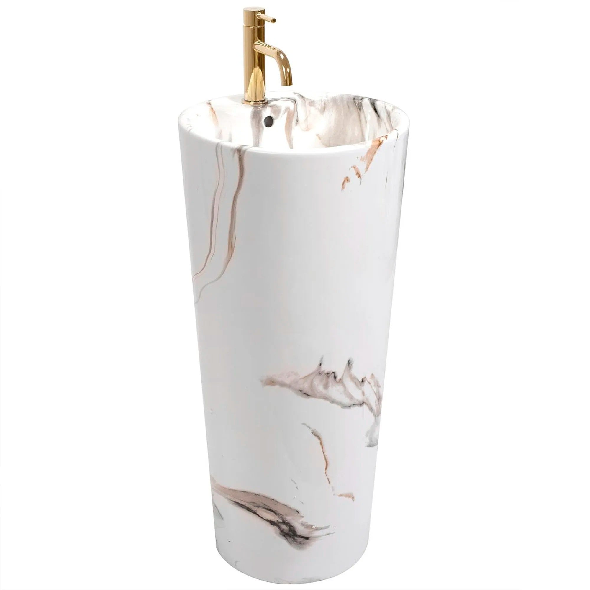 Szabadon Álló Mosdó REA Blanka Marble Marmur 1