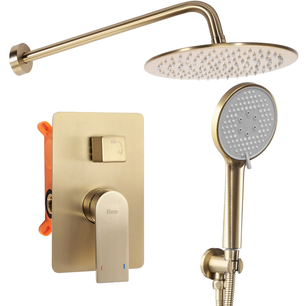 Rejtett Zuhanyszett Rea Verso BRUSH GOLD BOX 1