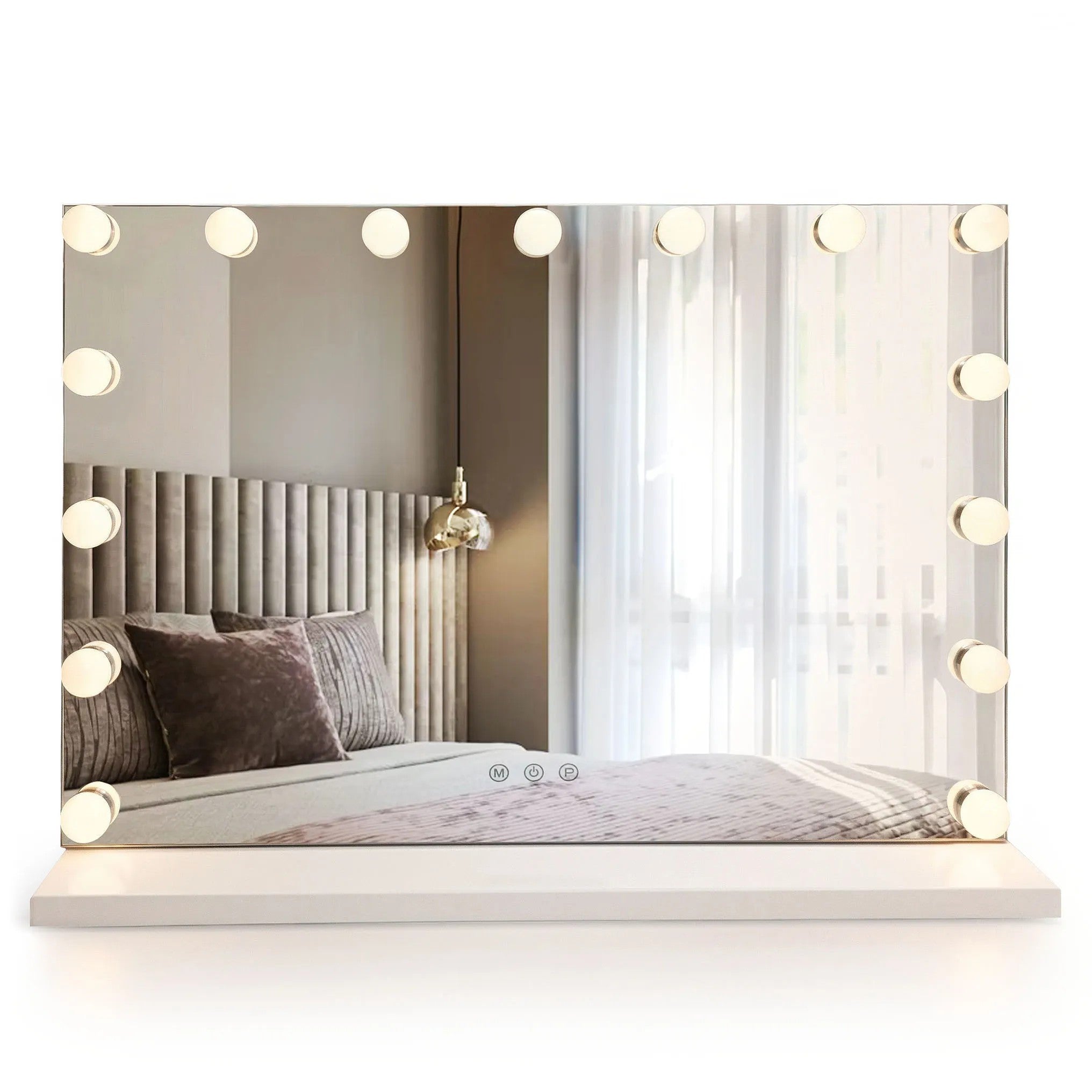 LED Tükör HOLLYWOOD White 80x60 1