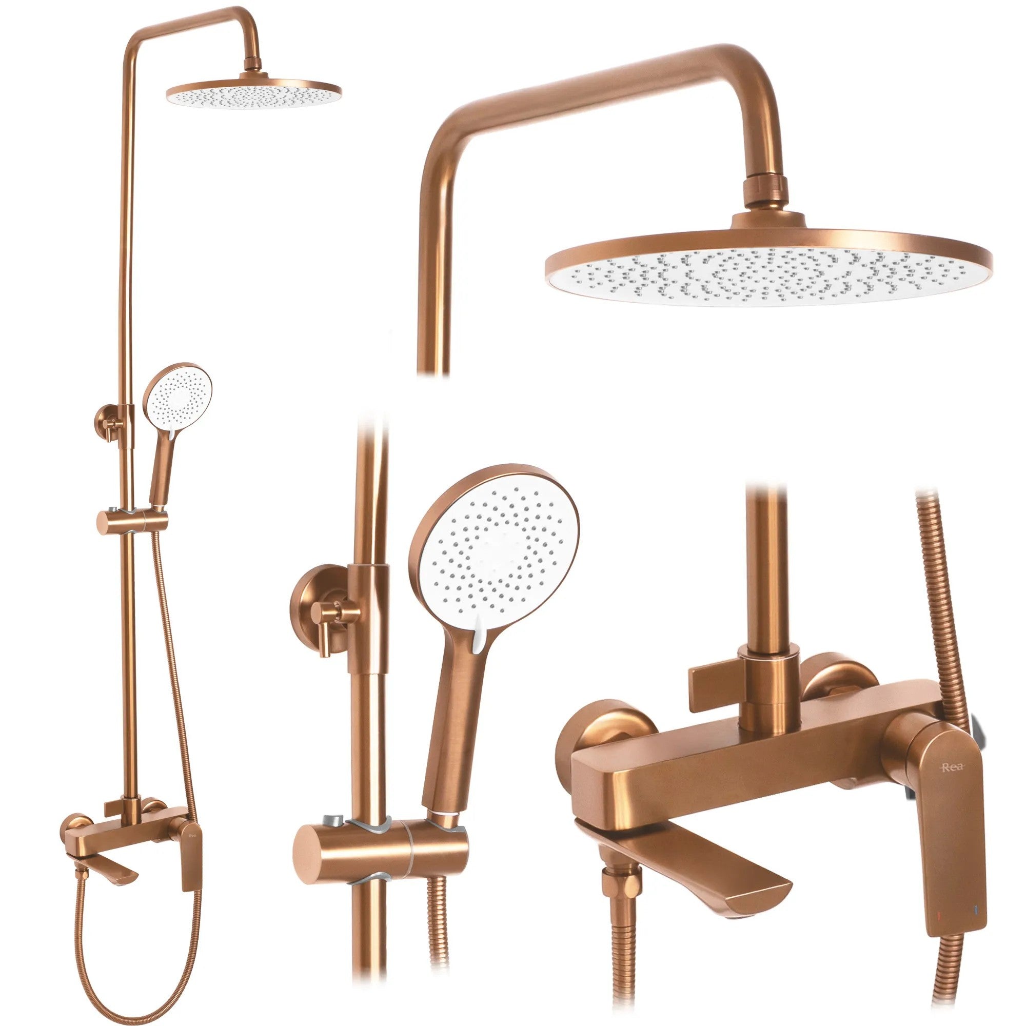 Zuhanyszett REA AVALON Copper BRUSH 1