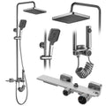 Zuhanyszett REA HELIX Nickel Brush INOX 1