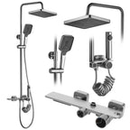 Zuhanyszett REA HELIX Nickel Brush INOX 1