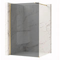 Zuhanyfal Rea Flexi Grey / Brush Gold 100 1