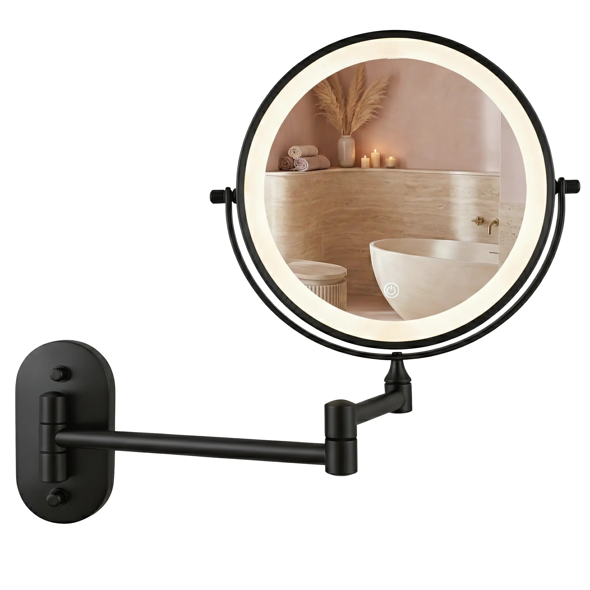 LED Tükör Glow Black 1