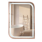 LED Tükör ZONE 70x50 BRUSH ROSE GOLD 1
