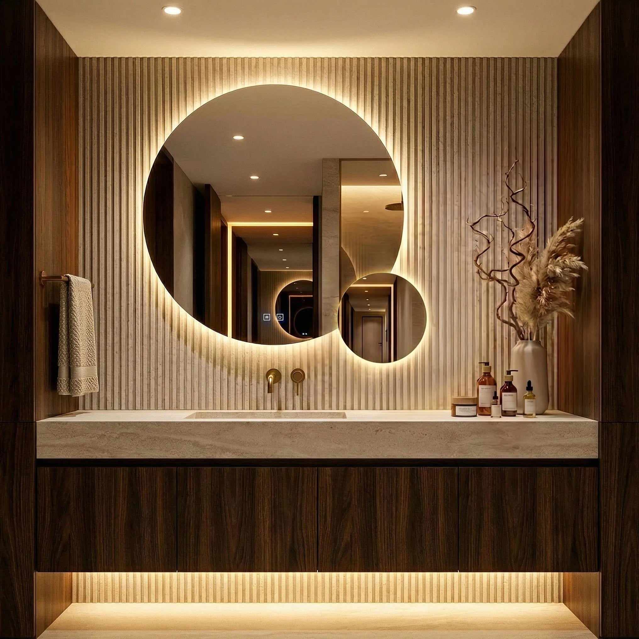 LED Tükör R-9045 90cm + 45cm 1