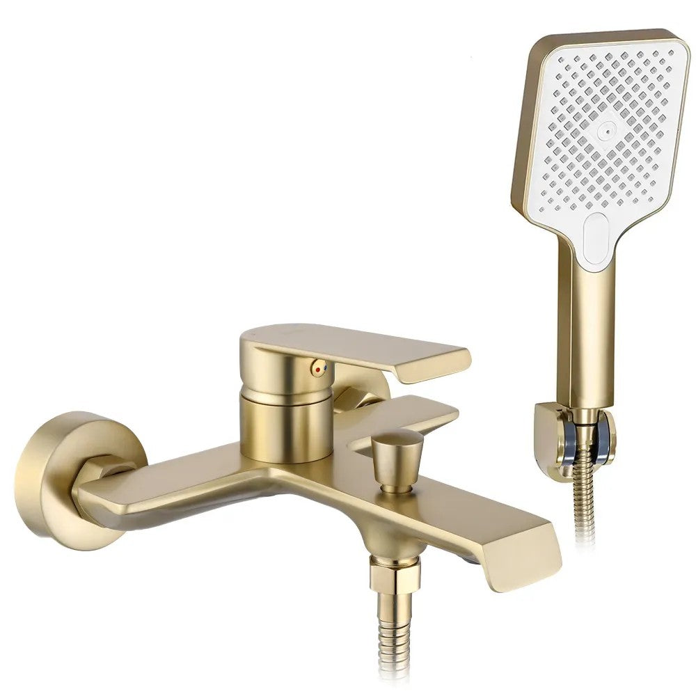 Fürdőkád Csaptelep Hass Brush Gold 1