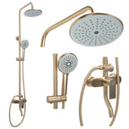 Zuhanyszett Rea VERSO BRUSHED GOLD 1