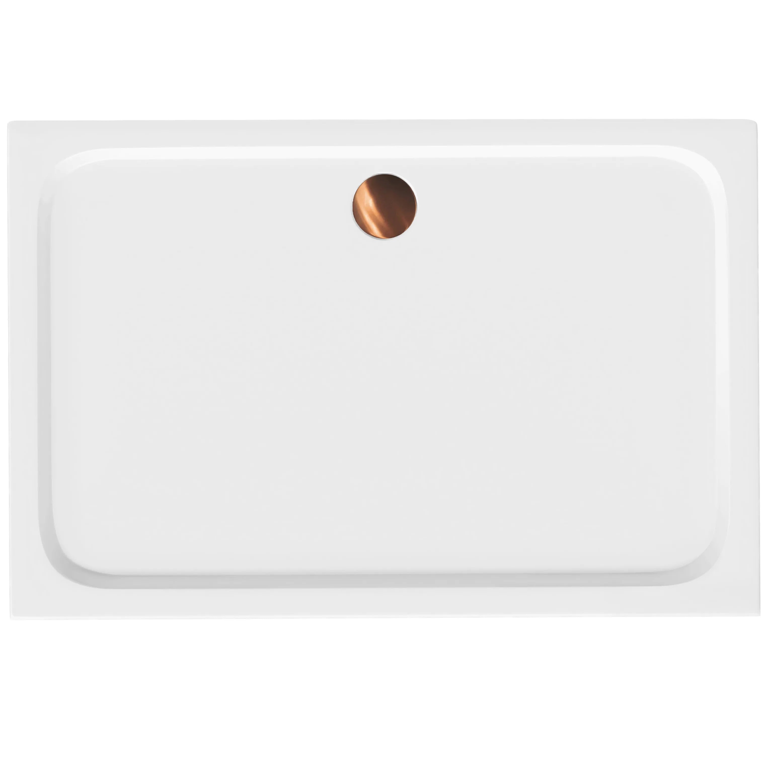 Zuhanytálca Rea Belmond White 90x120 Brush Copper 1