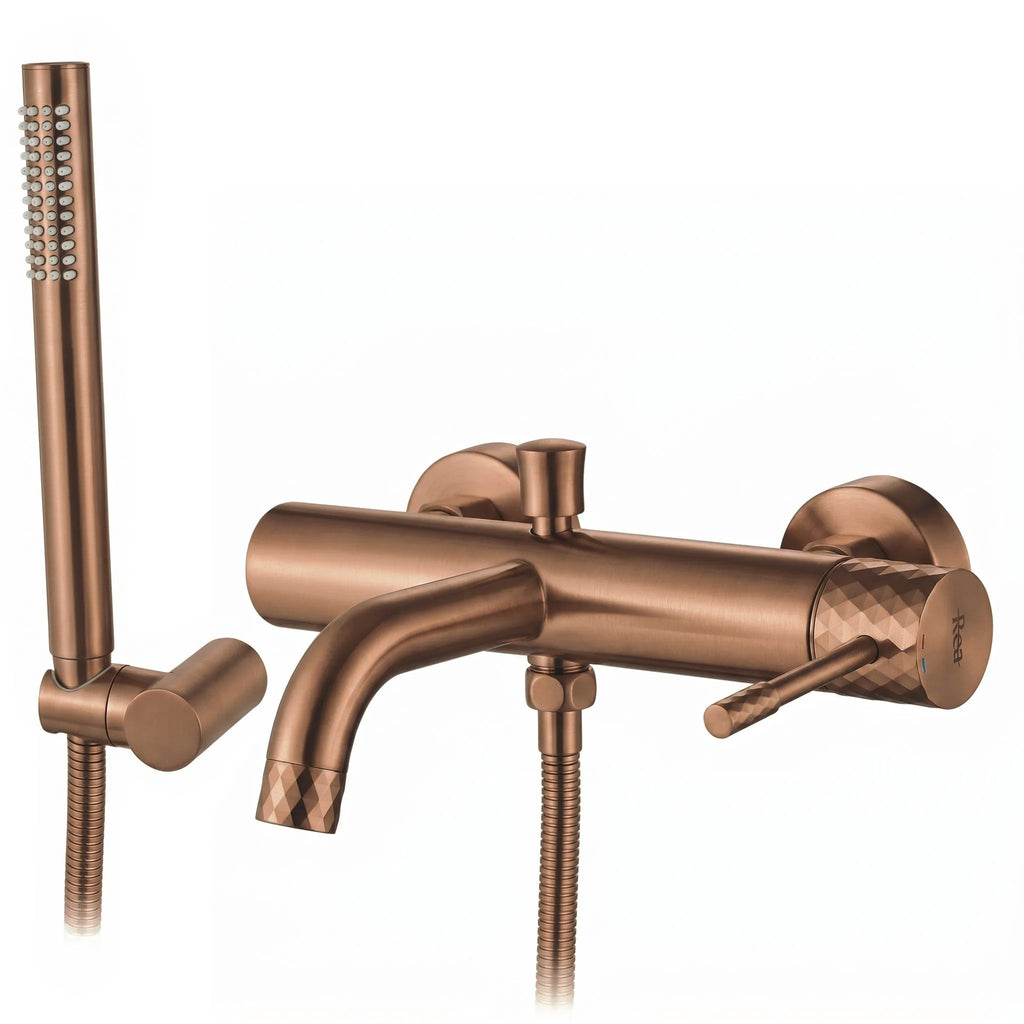 Fürdőkád Csaptelep Rea Lungo Diamond Brush Copper 1