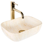Pultos Mosdó Rea BELINDA MINI TRAVERTINE MATT 1
