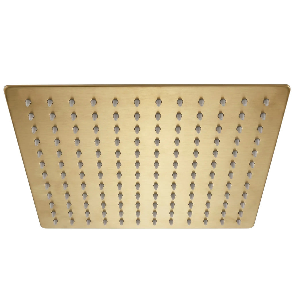 Négyzet Alakú Zuhanyfej REA JS-P015BG 30cm Brush Gold 1