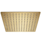 Négyzet Alakú Zuhanyfej REA JS-P015BG 30cm Brush Gold 1