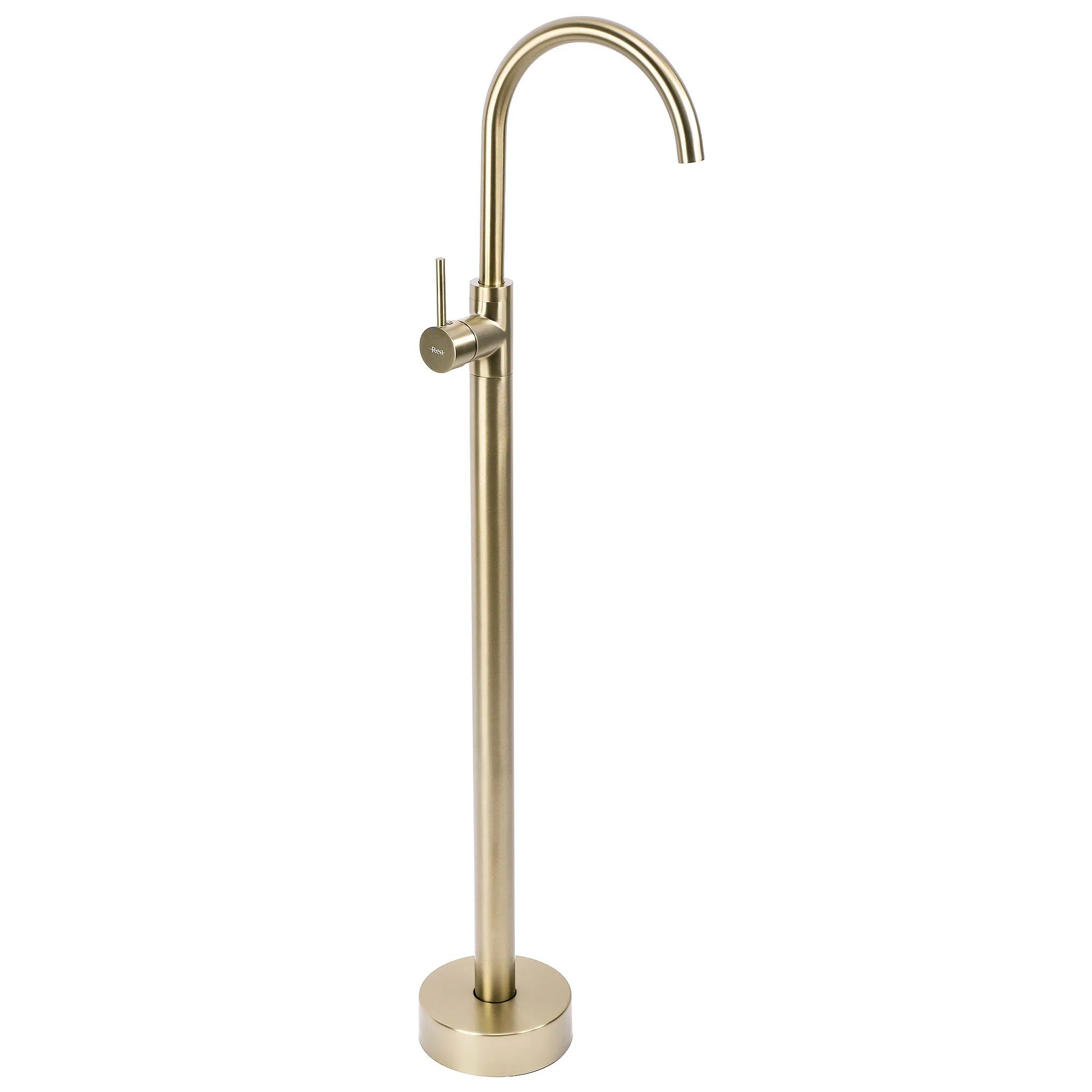 Szabadon Álló Mosdócsaptelep Rea Lungo Brush Gold 1