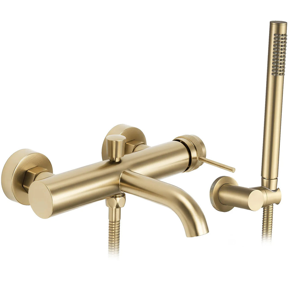 Fürdőkád Csaptelep Rea Lungo Grip Brush Gold 1