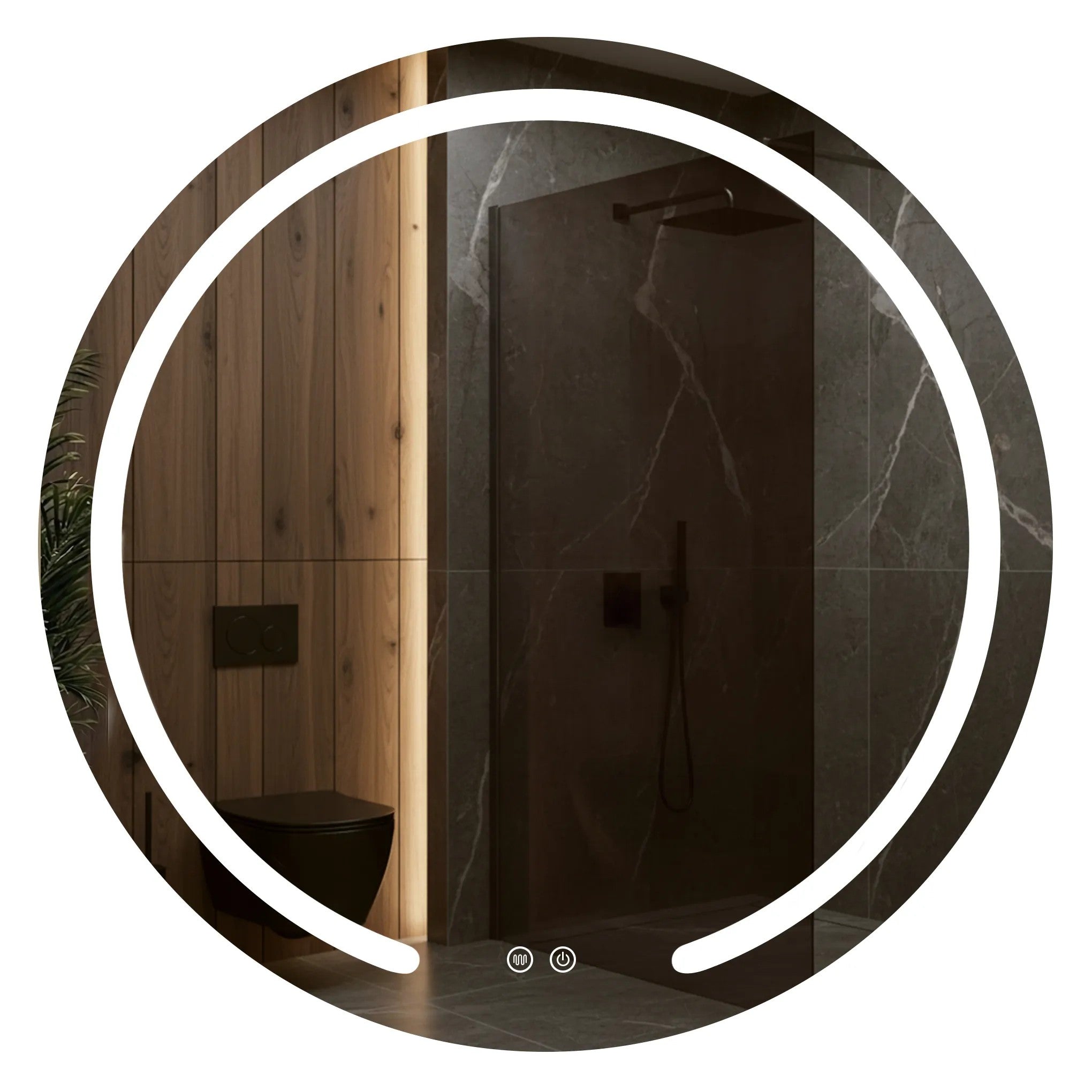 LED Tükör 70cm Modern 1