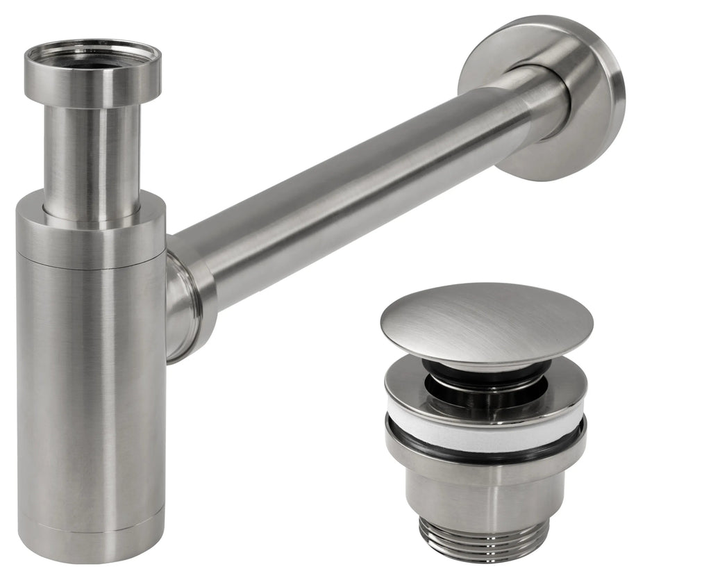 Szifon Click-clack BRUSH NICKLE INOX 1