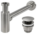 Szifon Click-clack BRUSH NICKLE INOX 1