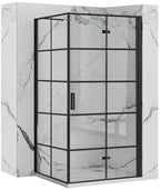 Zuhanykabin Rea Molier Black 90x90 1