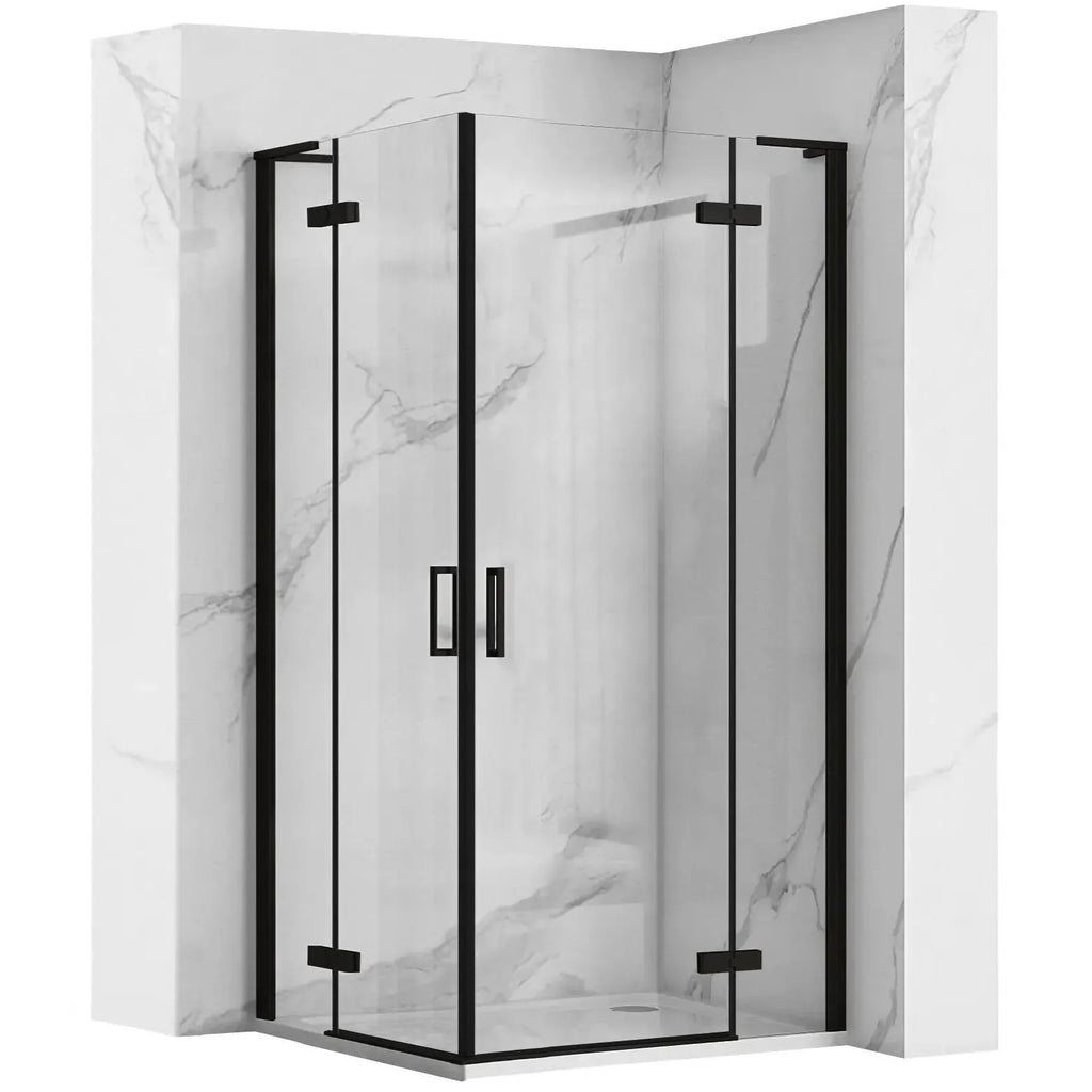 Zuhanykabin REA Hugo Double Black 80x80 1