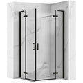 Zuhanykabin REA Hugo Double Black 80x80 1