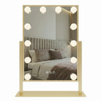 LED Tükör HOLLYWOOD L.Gold 30x40 1
