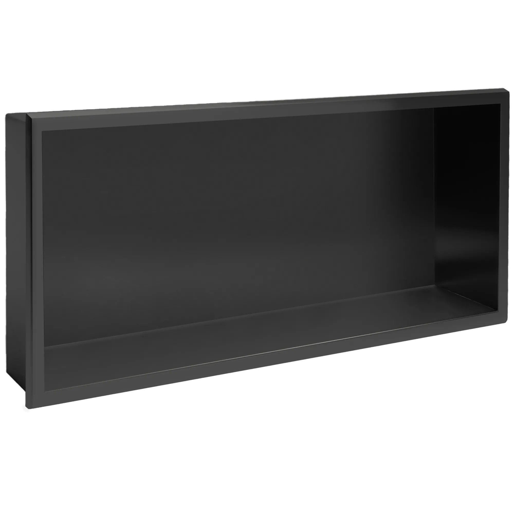 Süllyesztett Fürdőszobai Polc 30x60 Matt Fekete 1