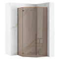 Zuhanykabin DIAMOND 90x90 COPPER BRUSH Zuhanytálca Nélkül 1