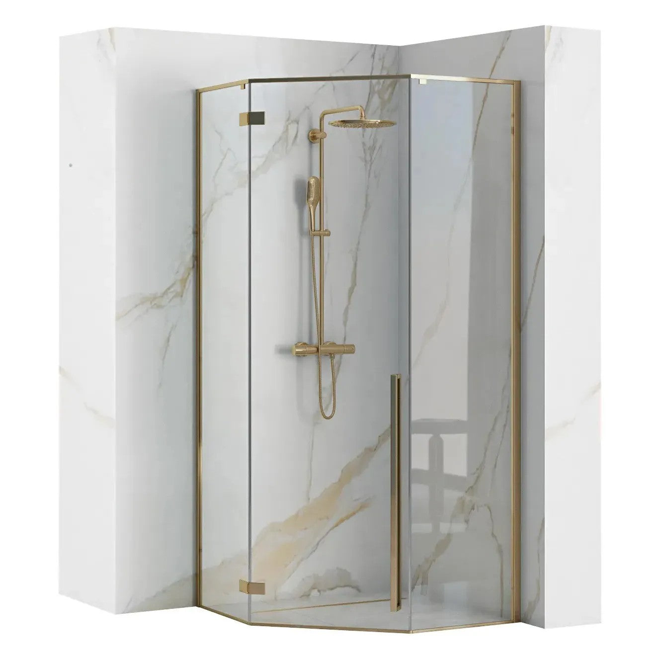 Zuhanykabin DIAMOND GOLD 100x100 1