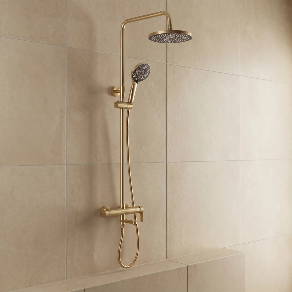 Zuhanyszett Rea Arcos Brush Gold 1