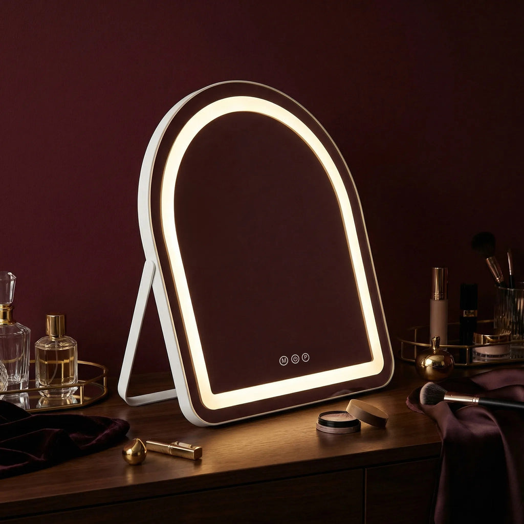 LED Tükör GLAM White 40x45cm 1