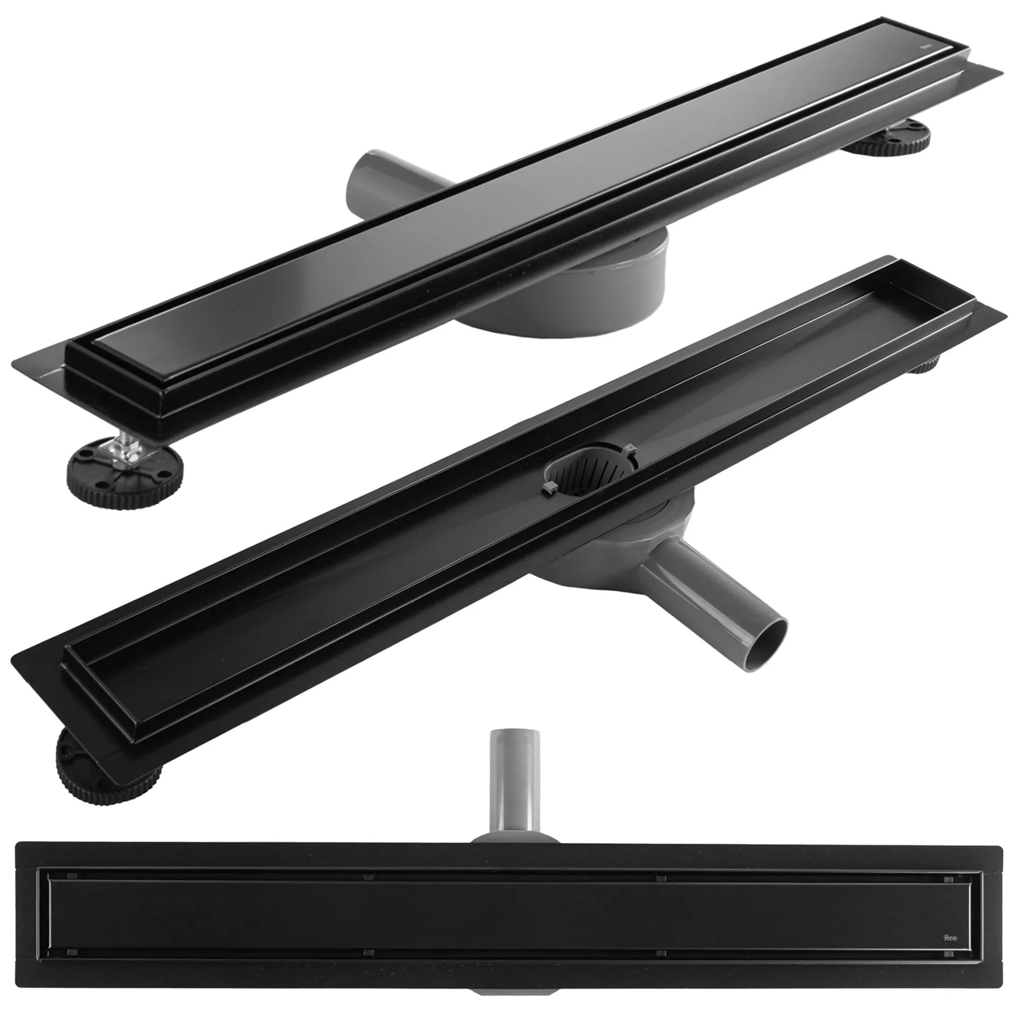 Lineáris Lefolyó REA Neox Pro Black 90 1
